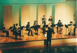 金星楽団の練習風景の写真