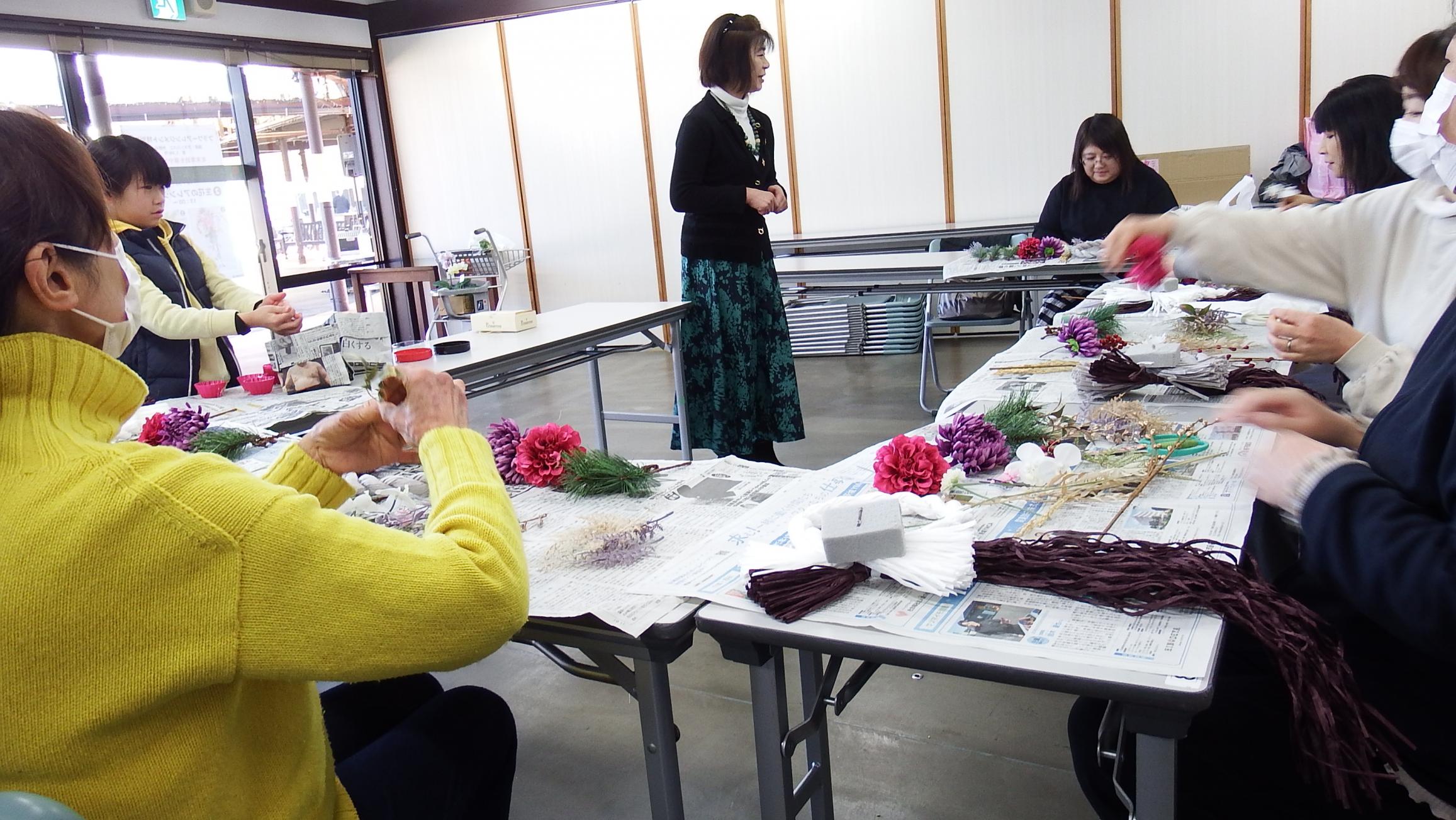 フラワーアレンジ風景 フラワーアレンジ風景