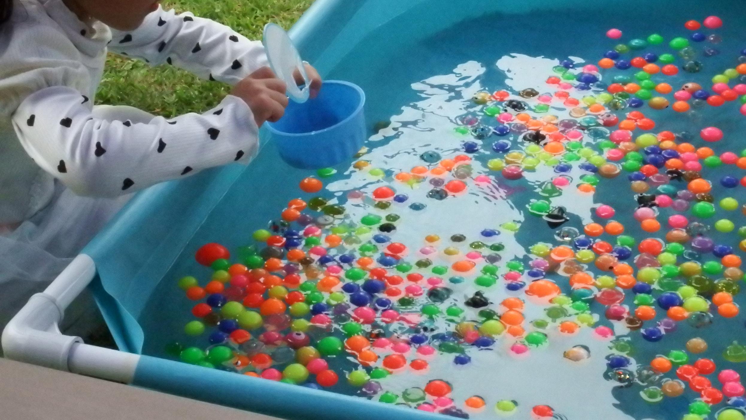 ボールすくい写真