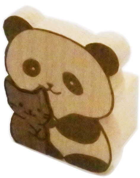 木工房YAJIMAペン立てパンダ 木工房YAJIMAペン立てパンダ