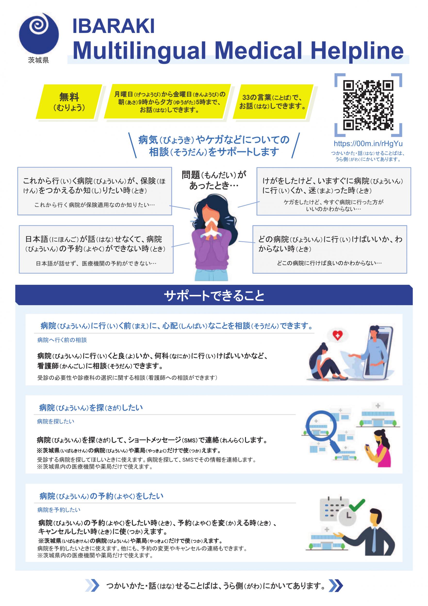 やさしい日本語チラシ表 やさしい日本語チラシ表