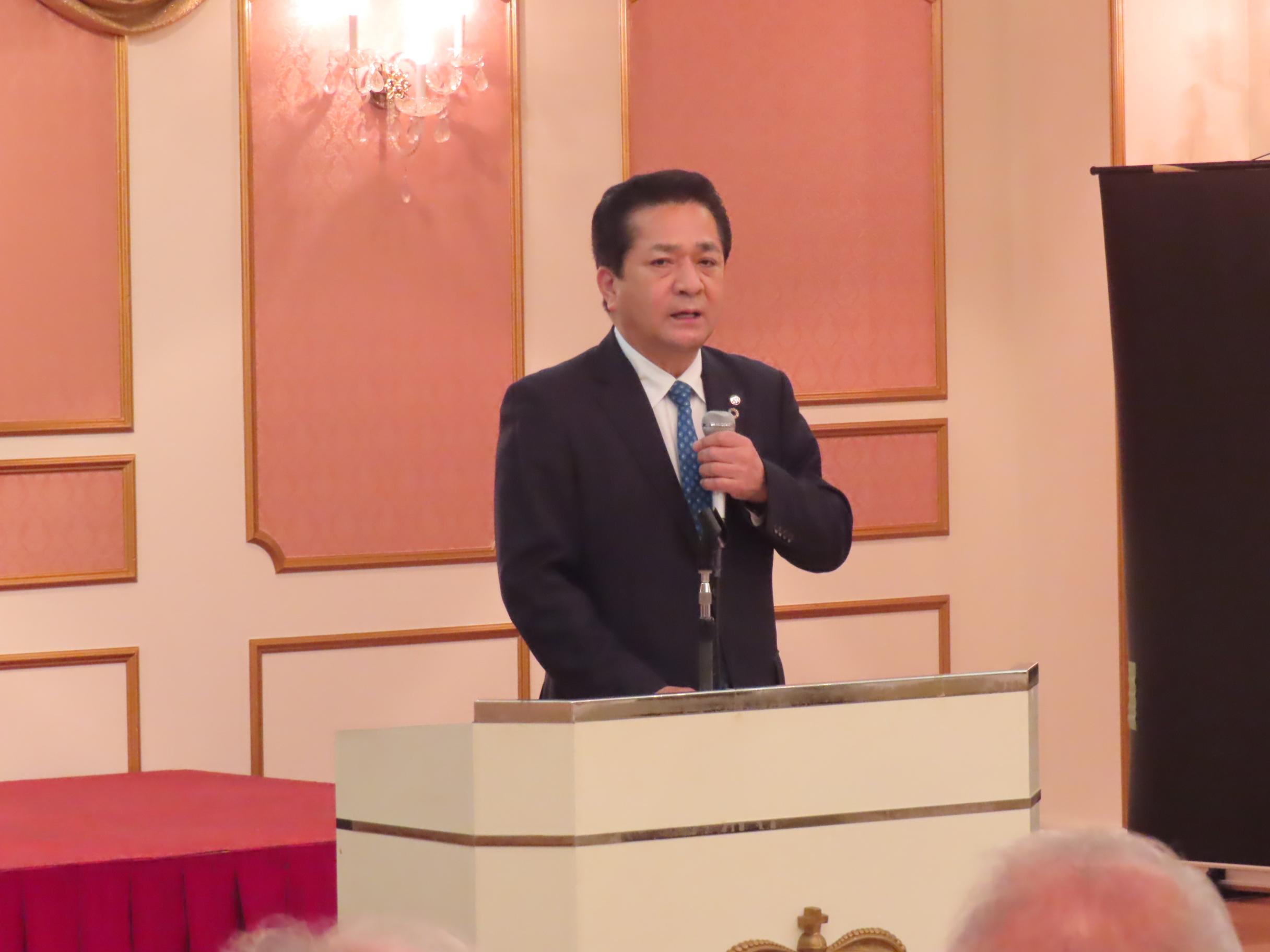 区長会総会市長挨拶 区長会総会市長挨拶