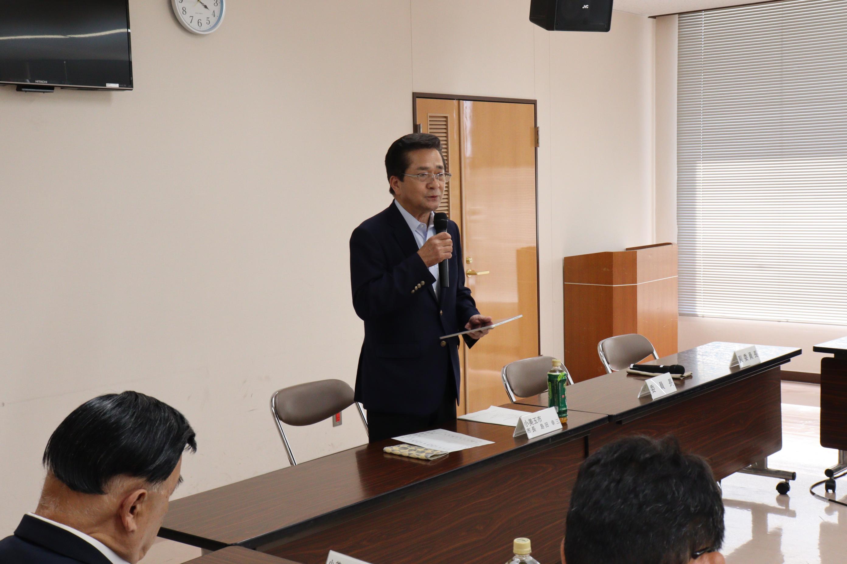 第1回おみたま大空マルシェ実行委員会市長挨拶 第1回おみたま大空マルシェ実行委員会市長挨拶