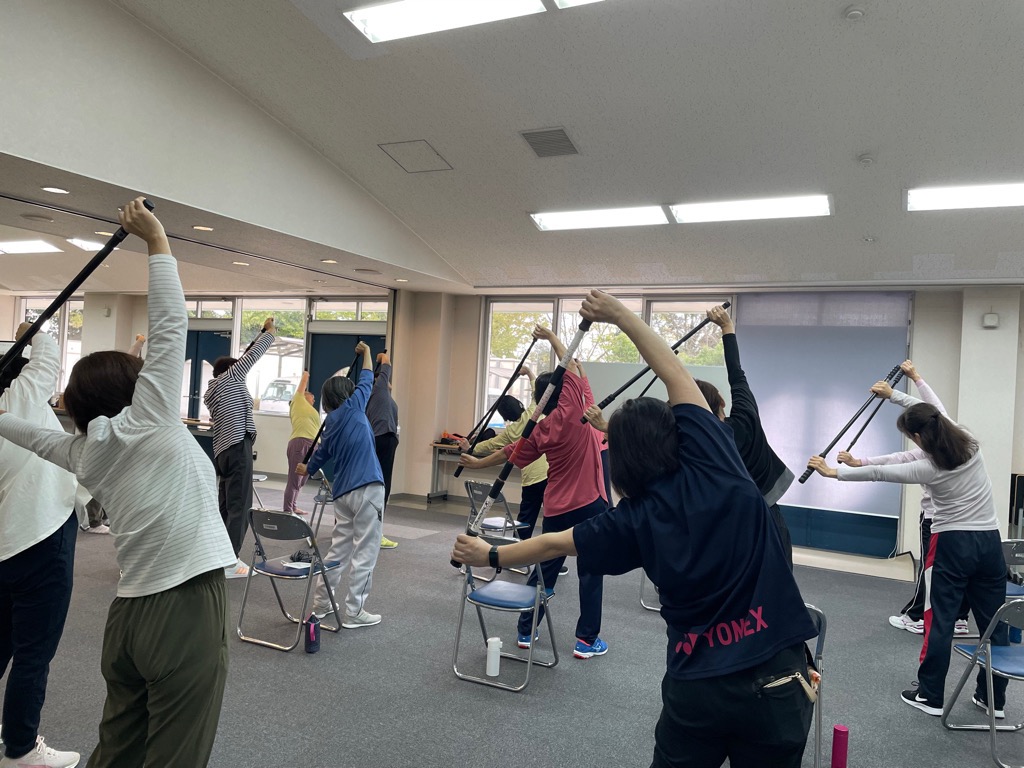 代謝アップ教室～ゆがみリセットコース～の様子