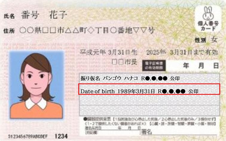 追記欄（西暦）