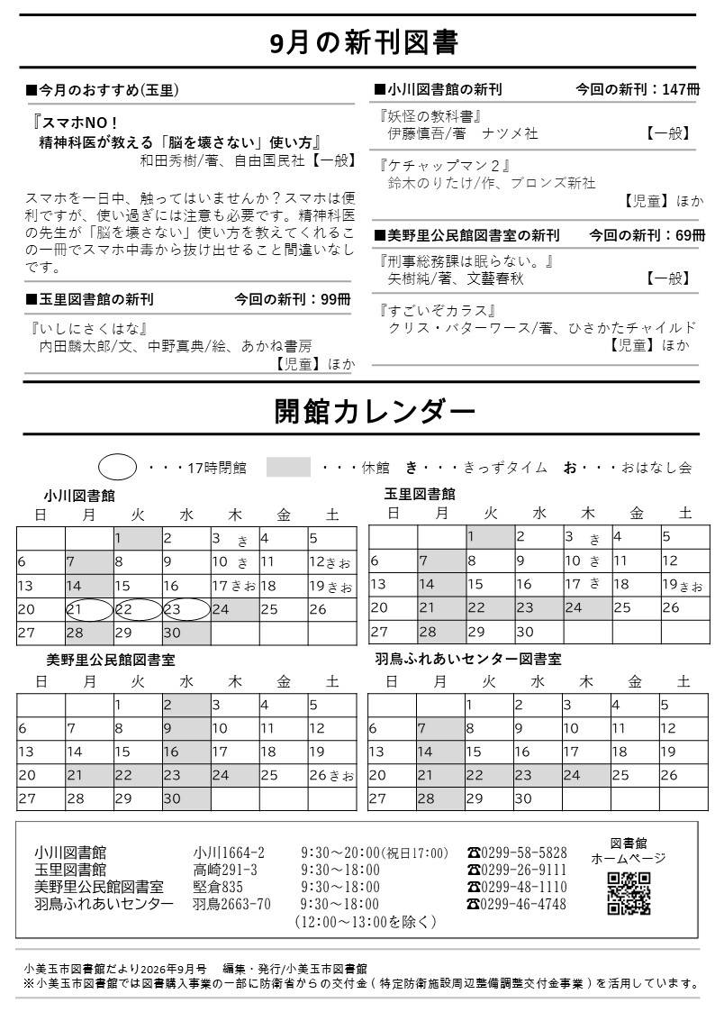 図書館だより5月号裏
